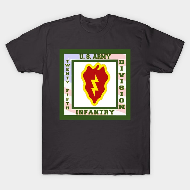 25th Infantry Division Logo T-Shirt by Spacestuffplus